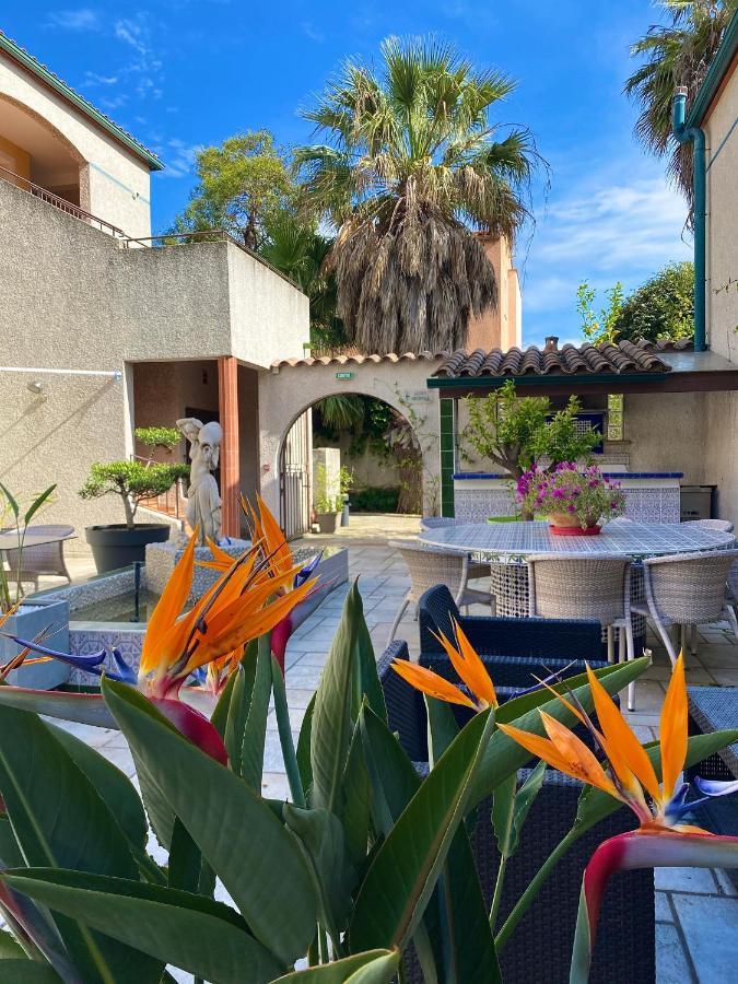Cabestany Logis Hotel Les II Mas - Perpignan Sud מראה חיצוני תמונה