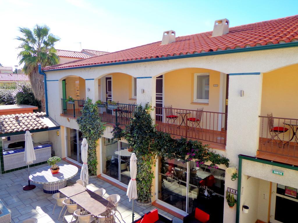 Cabestany Logis Hotel Les II Mas - Perpignan Sud מראה חיצוני תמונה