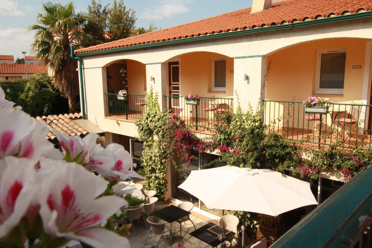 Cabestany Logis Hotel Les II Mas - Perpignan Sud מראה חיצוני תמונה