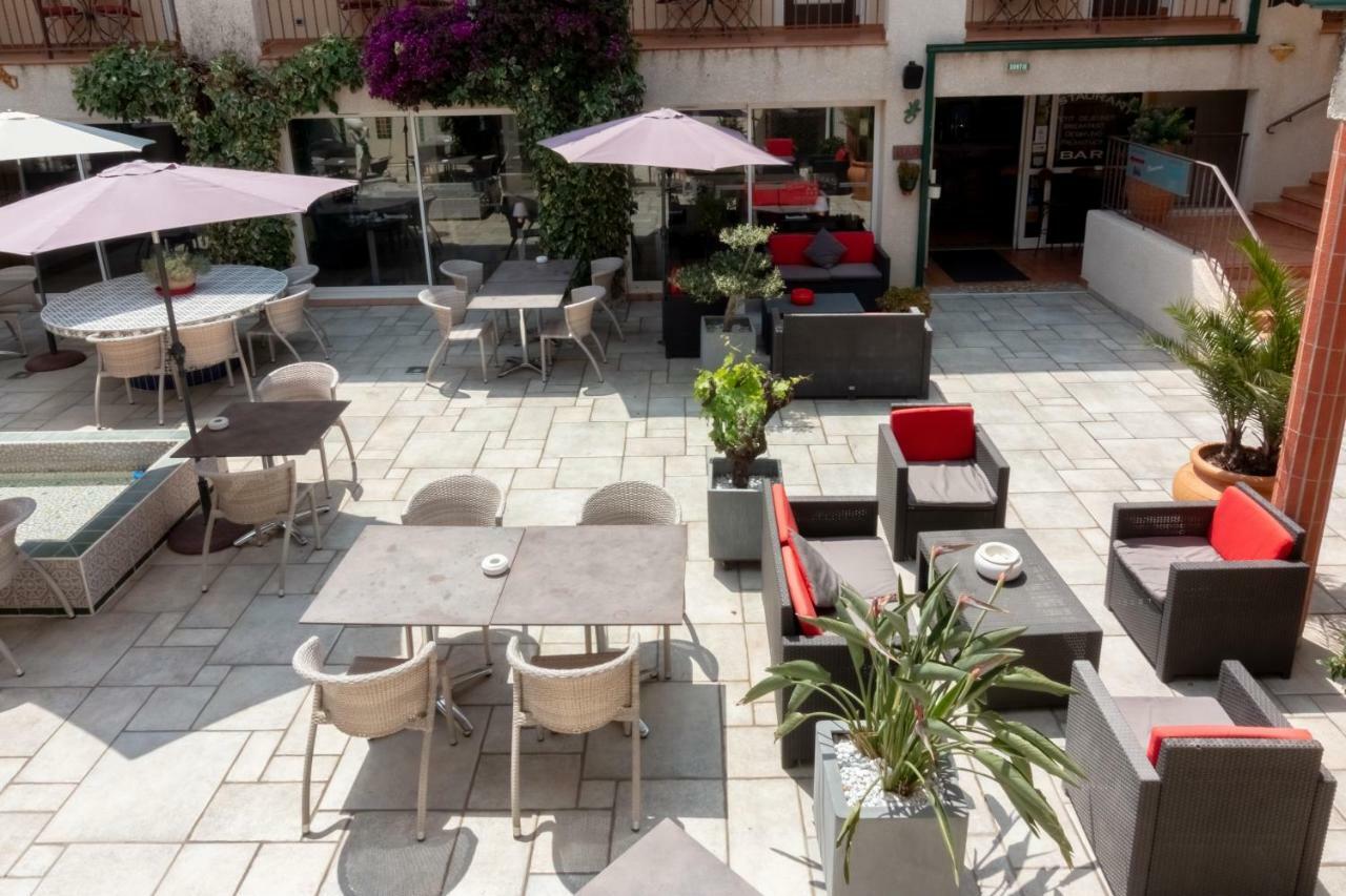 Cabestany Logis Hotel Les II Mas - Perpignan Sud מראה חיצוני תמונה